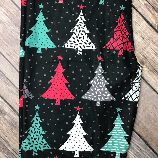 Pattern Holiday Trees
